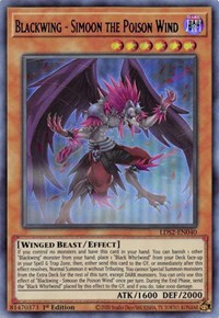 Blackwing - Simoon the Poison Wind (Purple) [LDS2-EN040] Ultra Rare | Gear Gaming Fayetteville