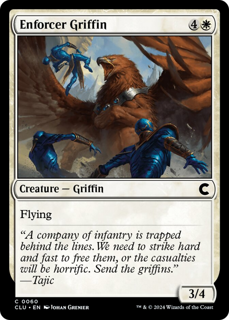 Enforcer Griffin [Ravnica: Clue Edition] | Gear Gaming Fayetteville