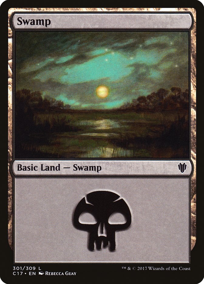 Swamp (301) [Commander 2017] | Gear Gaming Fayetteville