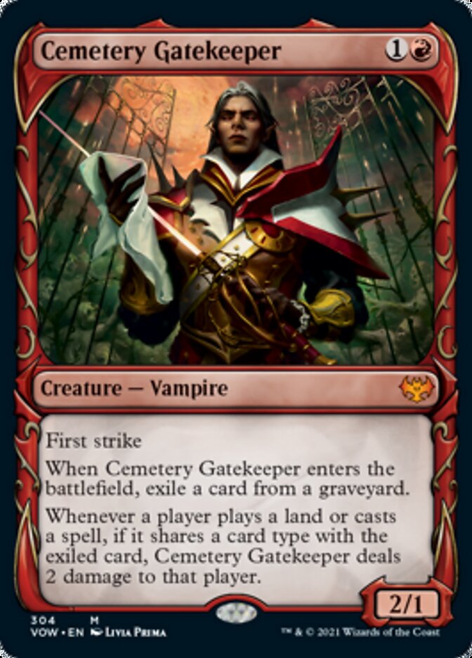 Cemetery Gatekeeper (Showcase Fang Frame) [Innistrad: Crimson Vow] | Gear Gaming Fayetteville