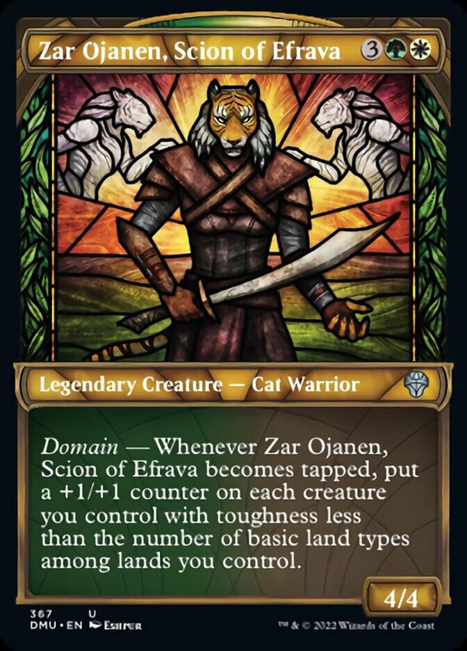 Zar Ojanen, Scion of Efrava (Showcase Textured) [Dominaria United] | Gear Gaming Fayetteville