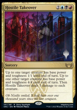 Hostile Takeover (Promo Pack) [Streets of New Capenna Promos] | Gear Gaming Fayetteville