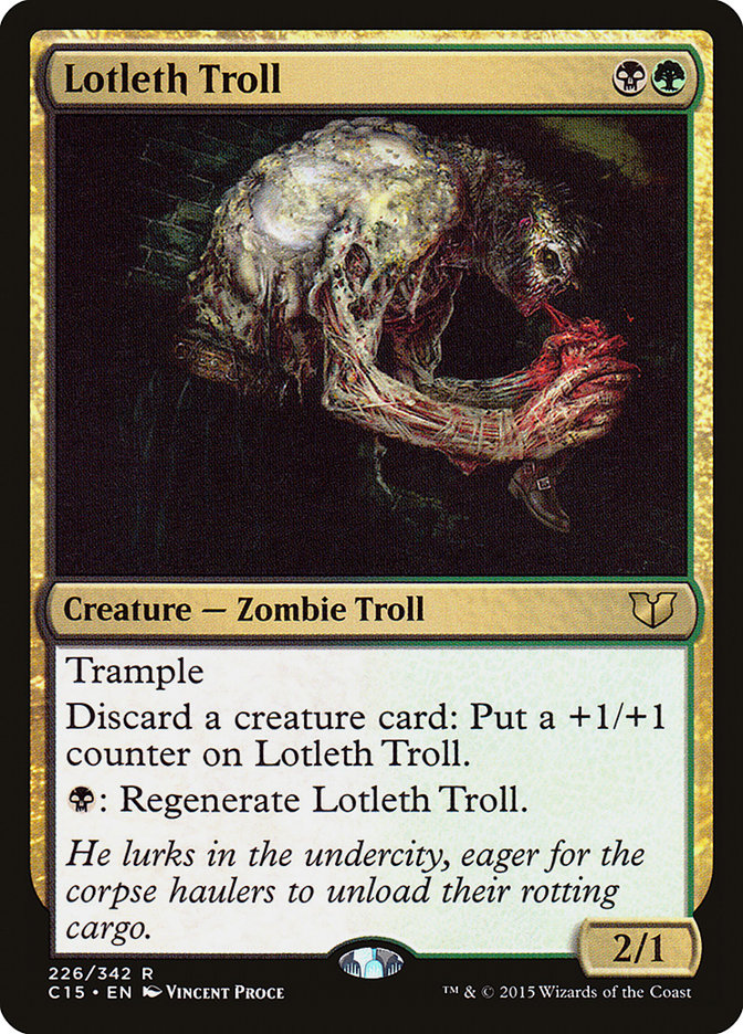 Lotleth Troll [Commander 2015] | Gear Gaming Fayetteville