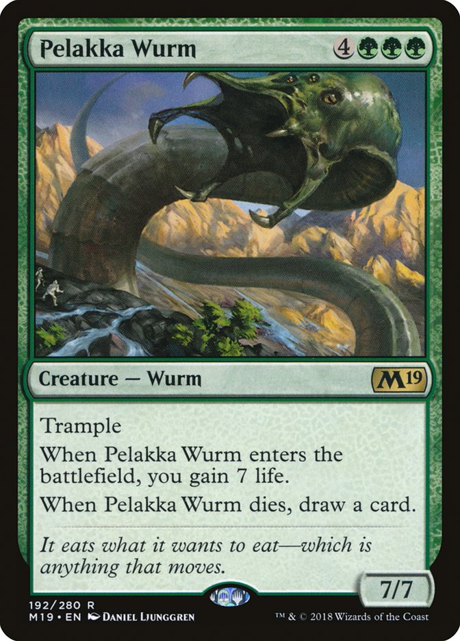 Pelakka Wurm [Core Set 2019] | Gear Gaming Fayetteville