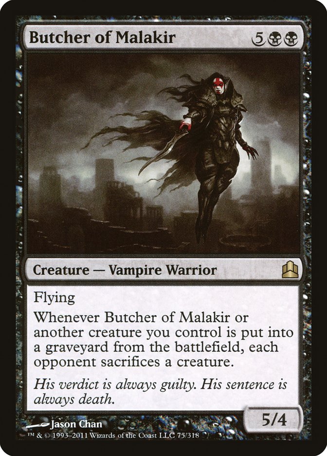 Butcher of Malakir [Commander 2011] | Gear Gaming Fayetteville