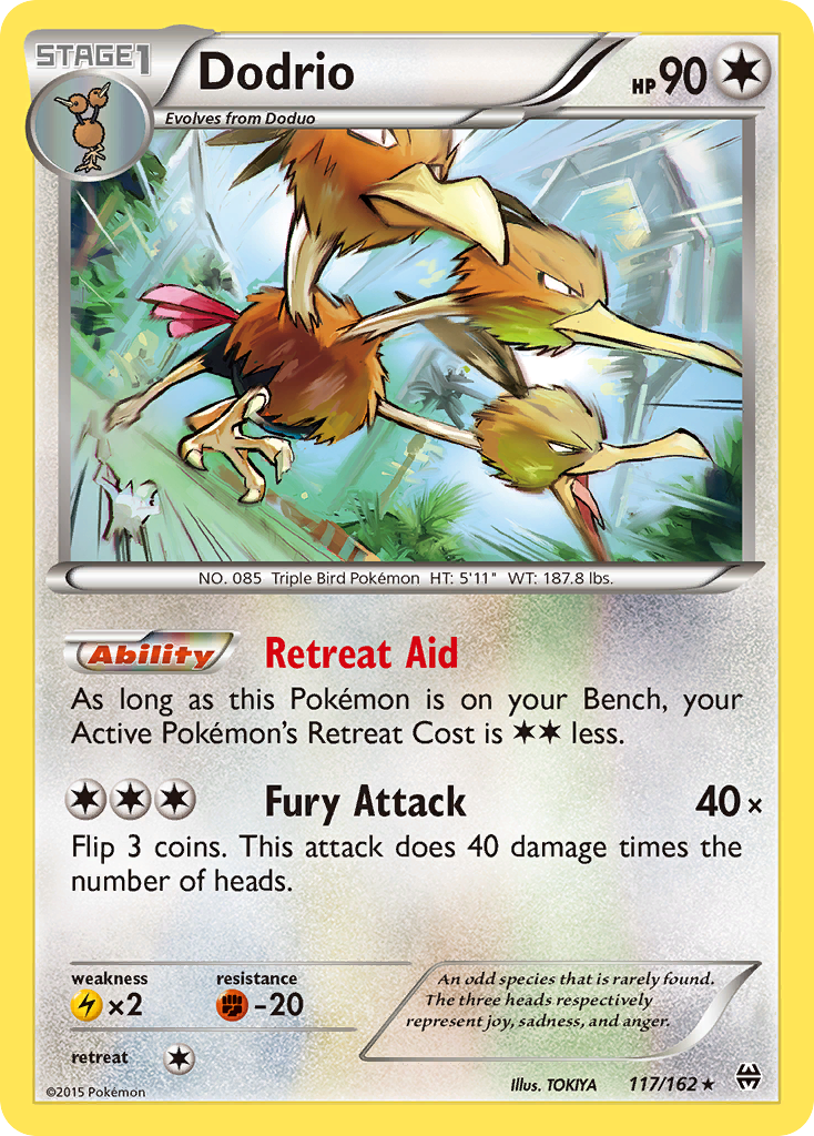 Dodrio (117/162) [XY: BREAKthrough] | Gear Gaming Fayetteville