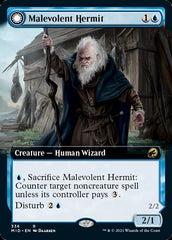 Malevolent Hermit // Benevolent Geist (Extended Art) [Innistrad: Midnight Hunt] | Gear Gaming Fayetteville