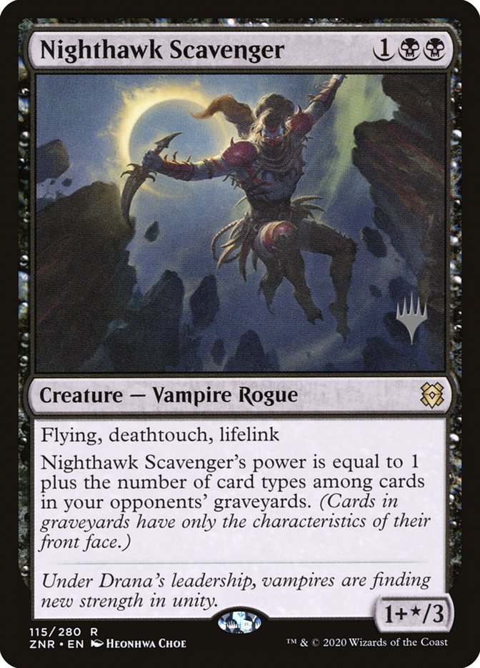 Nighthawk Scavenger (Promo Pack) [Zendikar Rising Promos] | Gear Gaming Fayetteville