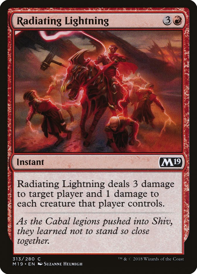 Radiating Lightning [Core Set 2019] | Gear Gaming Fayetteville