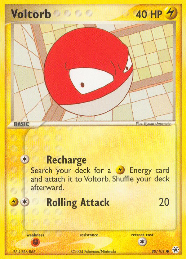 Voltorb (80/101) [EX: Hidden Legends] | Gear Gaming Fayetteville