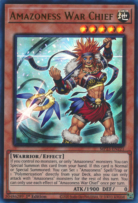 Amazoness War Chief [MP23-EN221] Ultra Rare | Gear Gaming Fayetteville