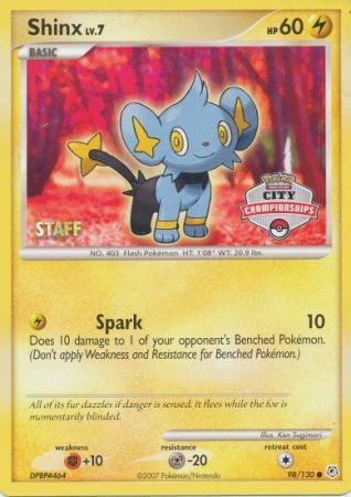 Shinx (98/130) (Staff City Championships Promo) [Nintendo: Black Star Promos] | Gear Gaming Fayetteville