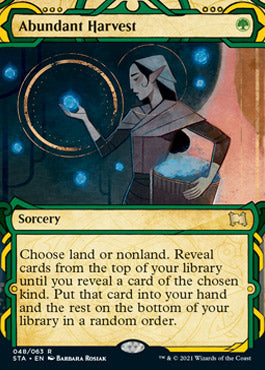 Abundant Harvest (Foil Etched) [Strixhaven: School of Mages Mystical Archive] | Gear Gaming Fayetteville