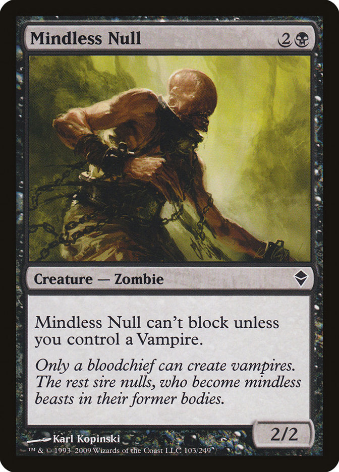 Mindless Null [Zendikar] | Gear Gaming Fayetteville