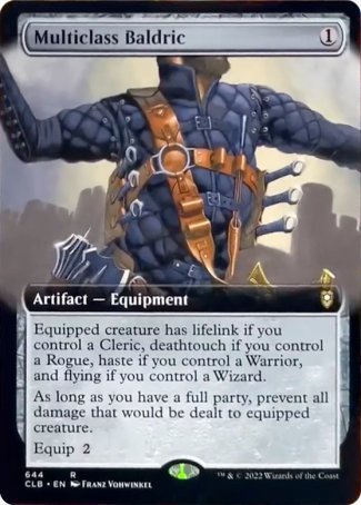 Multiclass Baldric (Extended Art) [Commander Legends: Battle for Baldur's Gate] | Gear Gaming Fayetteville
