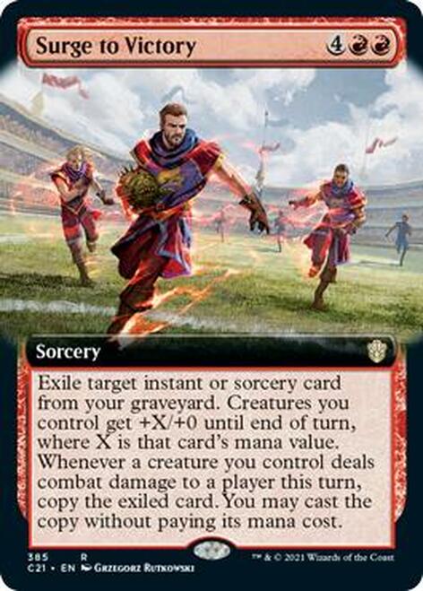 Surge to Victory (Extended Art) [Commander 2021] | Gear Gaming Fayetteville