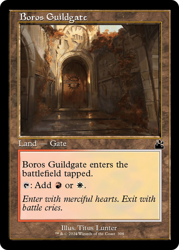 Boros Guildgate (Retro Frame) [Ravnica Remastered] | Gear Gaming Fayetteville