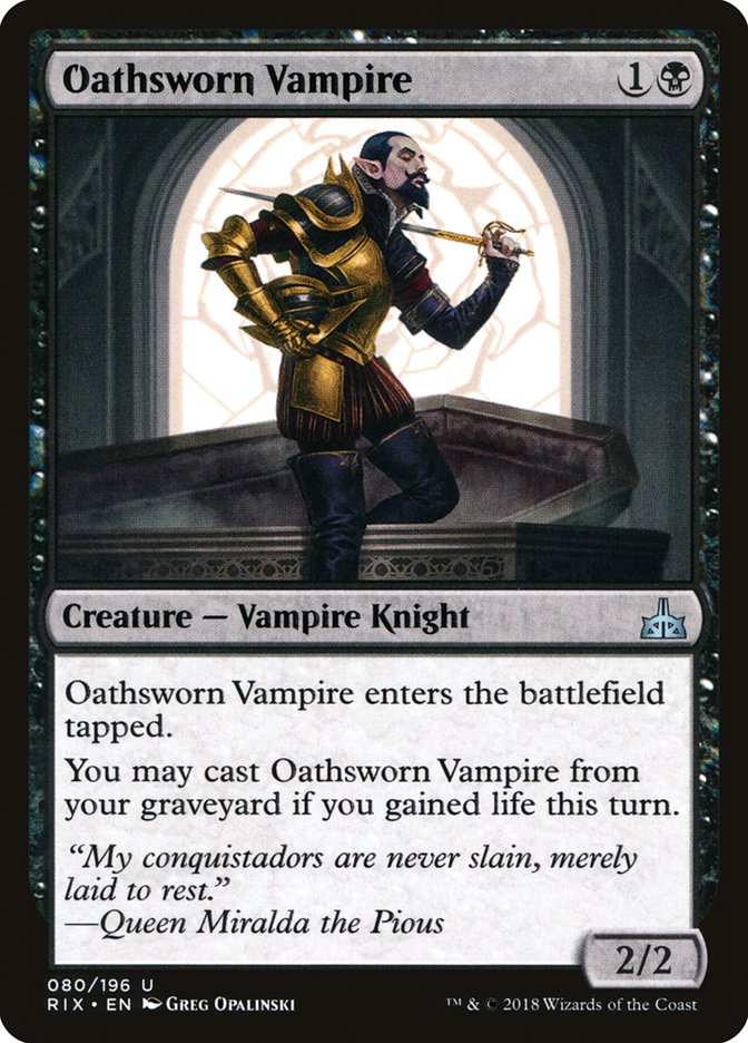 Oathsworn Vampire [Rivals of Ixalan] | Gear Gaming Fayetteville