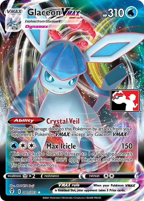 Glaceon VMAX (041/203) [Prize Pack Series One] | Gear Gaming Fayetteville