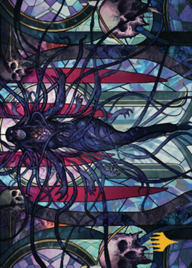 Braids, Arisen Nightmare Art Card 2 (Gold-Stamped Signature) [Dominaria United Art Series] | Gear Gaming Fayetteville