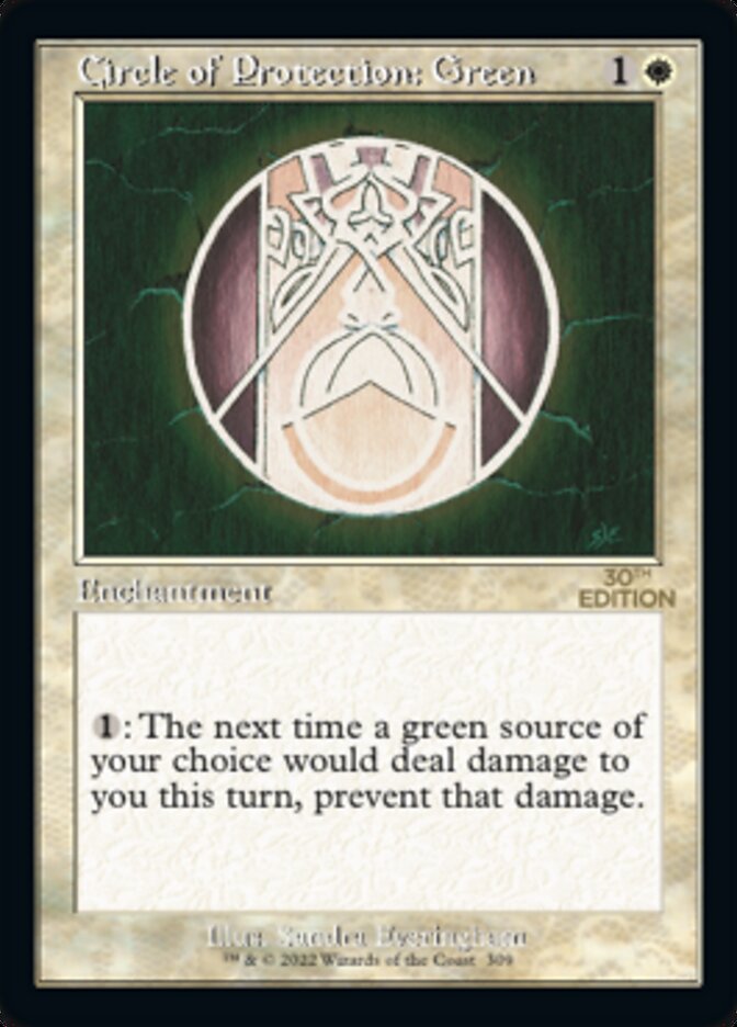 Circle of Protection: Green (Retro) [30th Anniversary Edition] | Gear Gaming Fayetteville