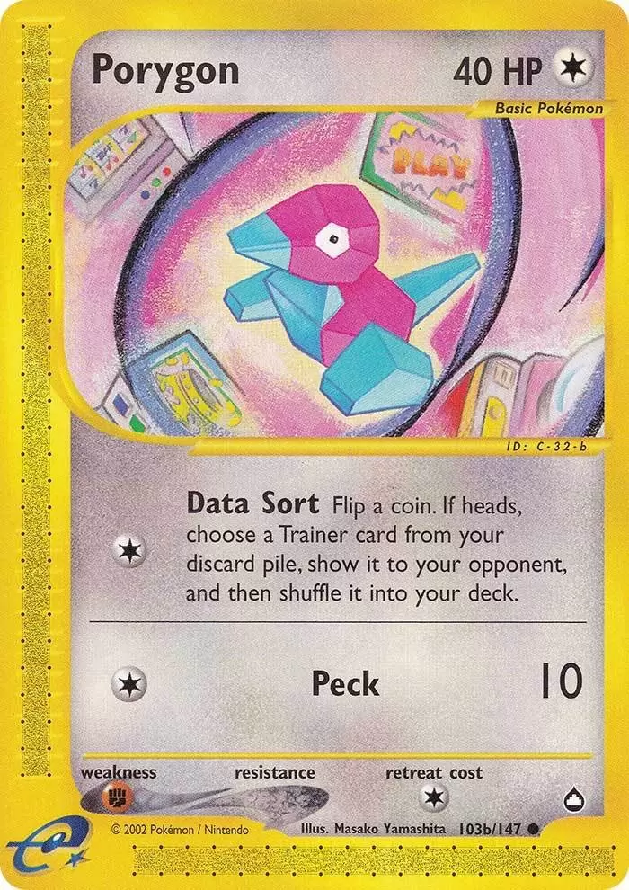 Porygon (103b/147) [Aquapolis] | Gear Gaming Fayetteville