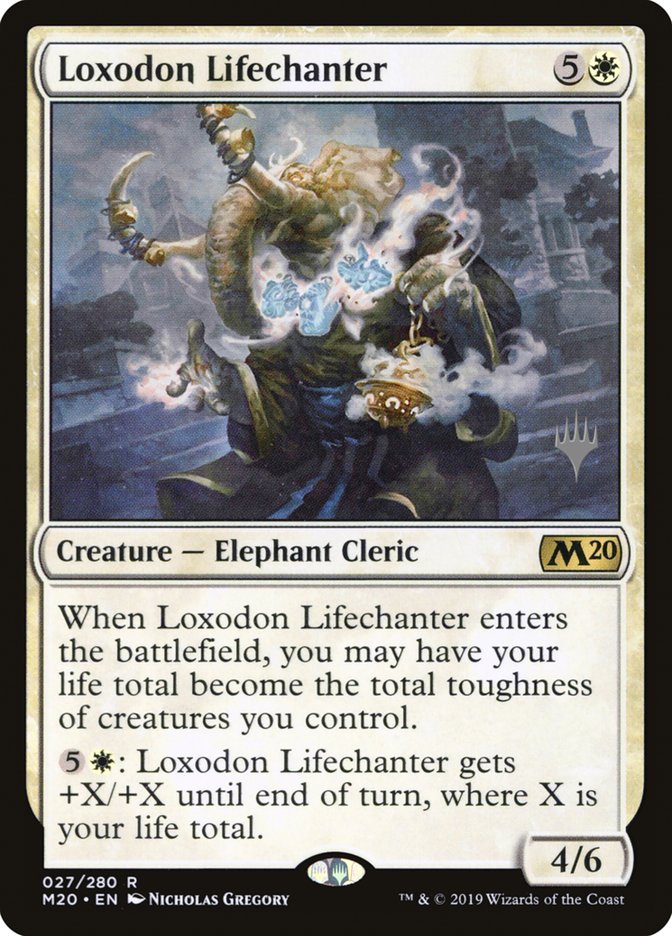 Loxodon Lifechanter (Promo Pack) [Core Set 2020 Promos] | Gear Gaming Fayetteville