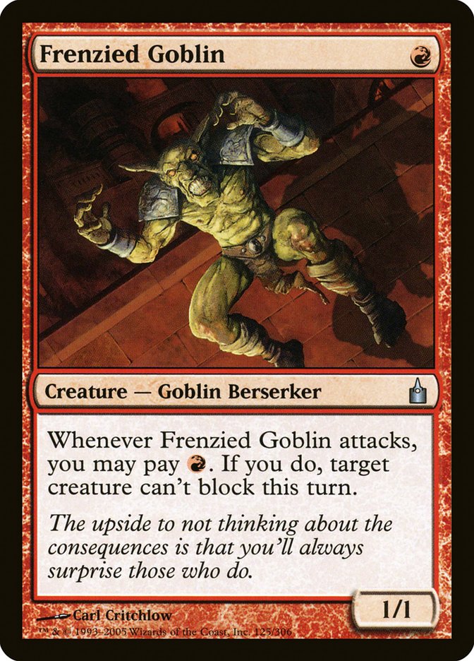 Frenzied Goblin [Ravnica: City of Guilds] | Gear Gaming Fayetteville