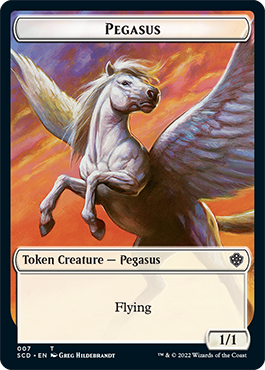 Pegasus // Thopter Double-Sided Token [Starter Commander Decks] | Gear Gaming Fayetteville