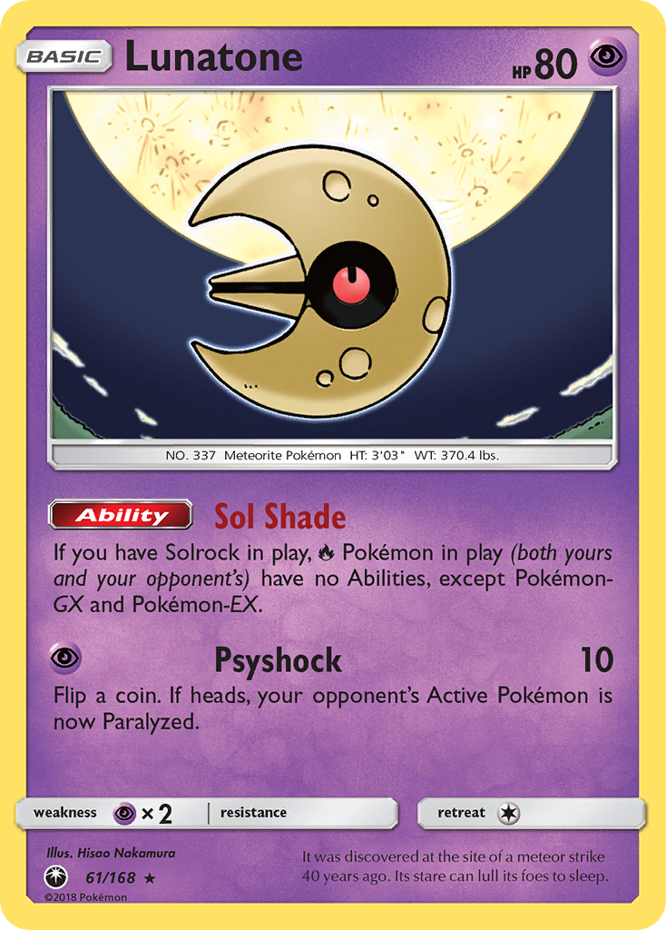 Lunatone (61/168) [Sun & Moon: Celestial Storm] | Gear Gaming Fayetteville