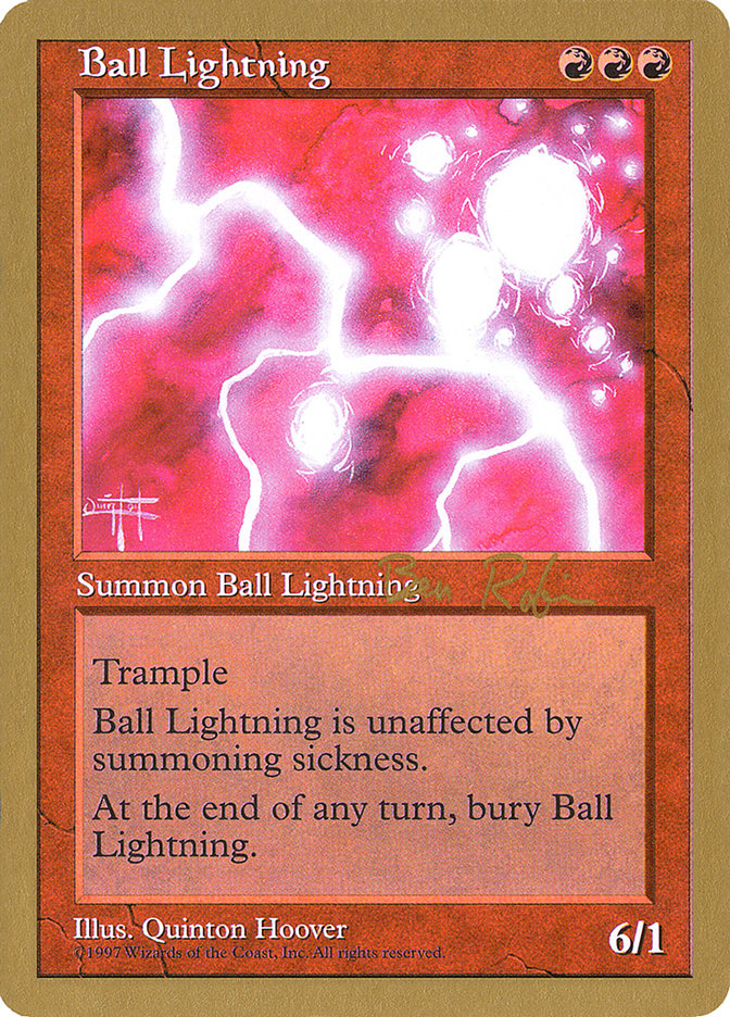 Ball Lightning (Ben Rubin) [World Championship Decks 1998] | Gear Gaming Fayetteville