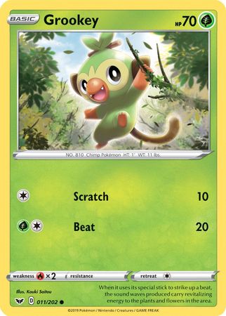 Grookey (011/202) (Premium Collection) [Sword & Shield: Base Set] | Gear Gaming Fayetteville