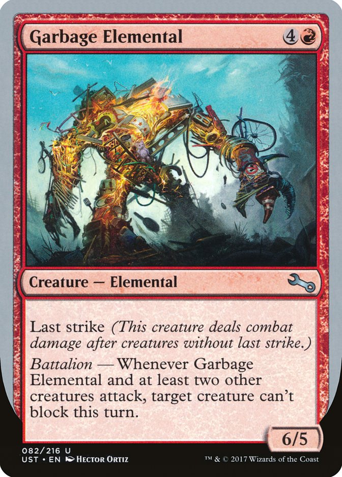 Garbage Elemental (6/5 Creature) [Unstable] | Gear Gaming Fayetteville