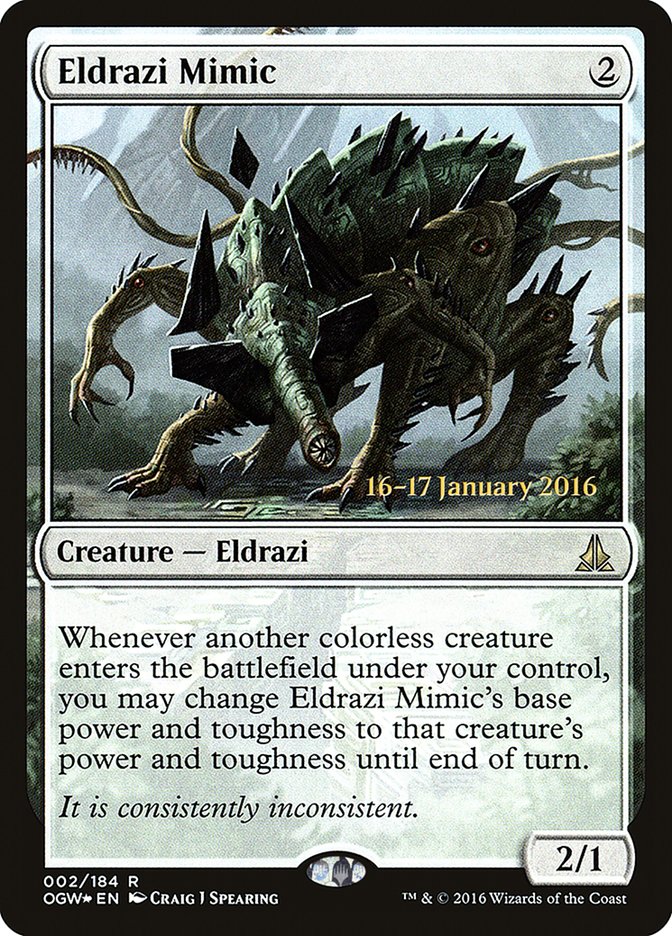 Eldrazi Mimic [Oath of the Gatewatch Prerelease Promos] | Gear Gaming Fayetteville