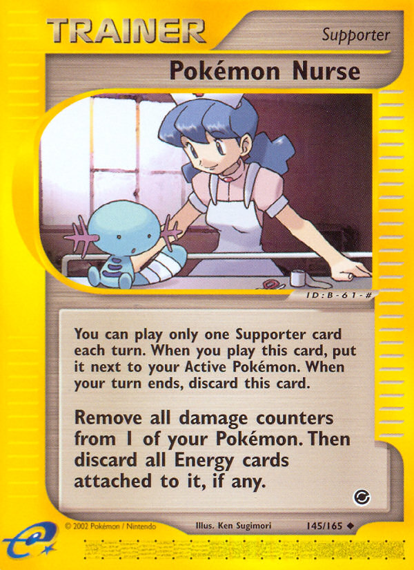 Pokemon Nurse (145/165) [Expedition: Base Set] | Gear Gaming Fayetteville