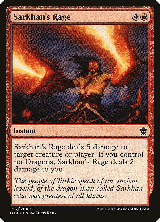 Sarkhan's Rage [Dragons of Tarkir] | Gear Gaming Fayetteville
