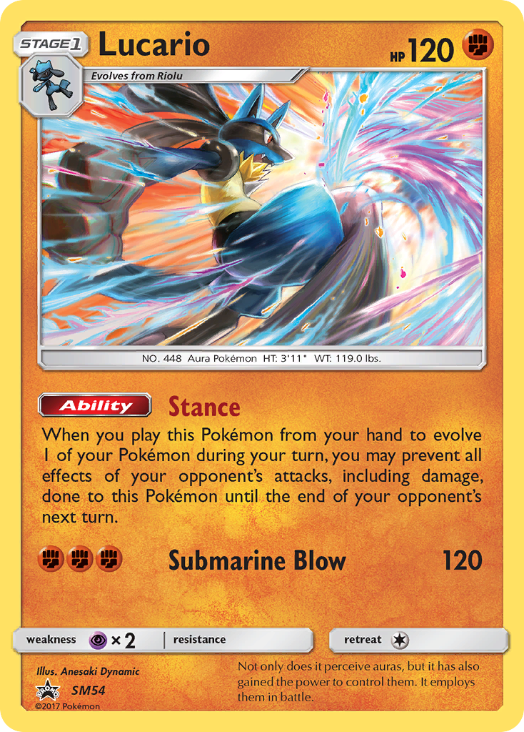 Lucario (SM54) [Sun & Moon: Black Star Promos] | Gear Gaming Fayetteville