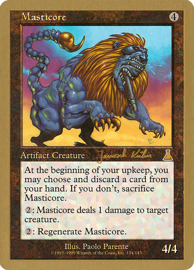 Masticore (Janosch Kuhn) [World Championship Decks 2000] | Gear Gaming Fayetteville