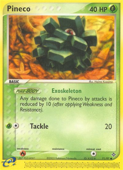 Pineco (71/97) [EX: Dragon] | Gear Gaming Fayetteville