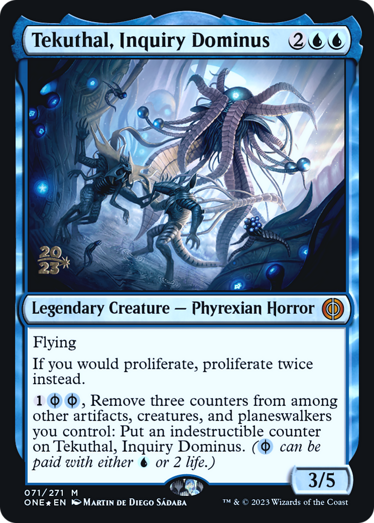 Tekuthal, Inquiry Dominus [Phyrexia: All Will Be One Prerelease Promos] | Gear Gaming Fayetteville