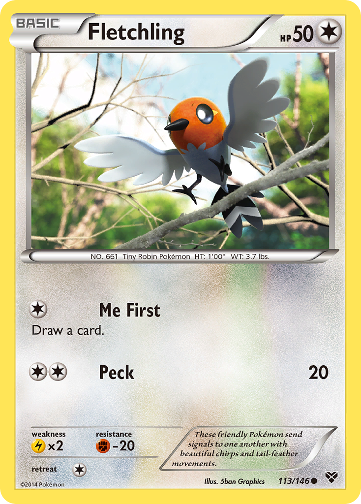 Fletchling (113/146) [XY: Base Set] | Gear Gaming Fayetteville