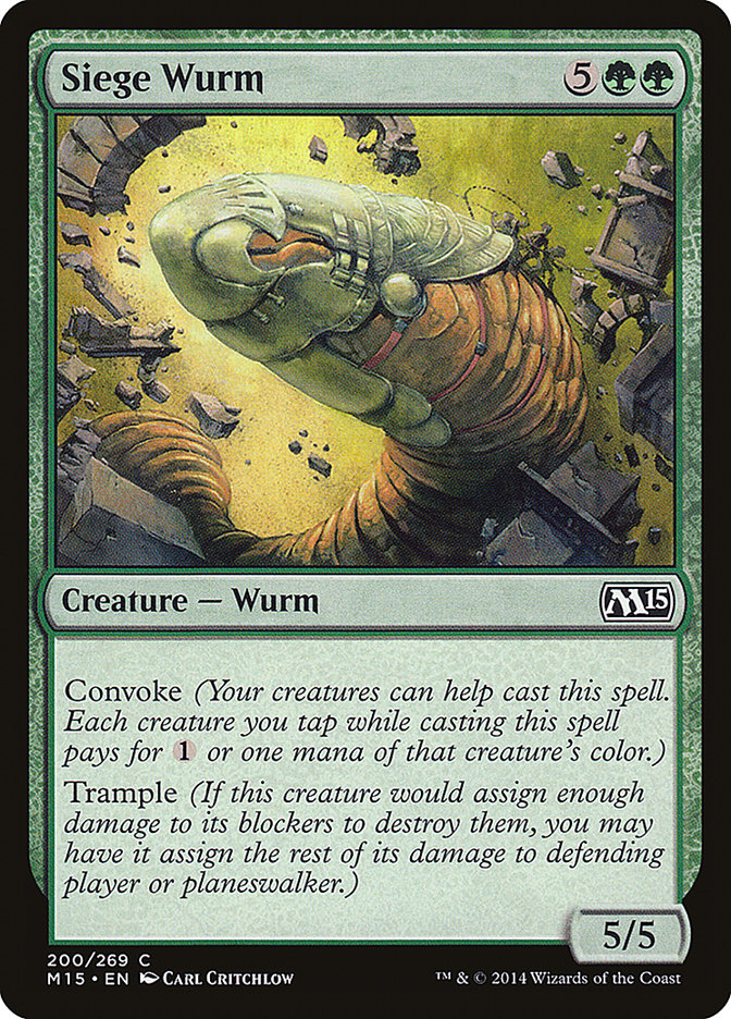 Siege Wurm [Magic 2015] | Gear Gaming Fayetteville