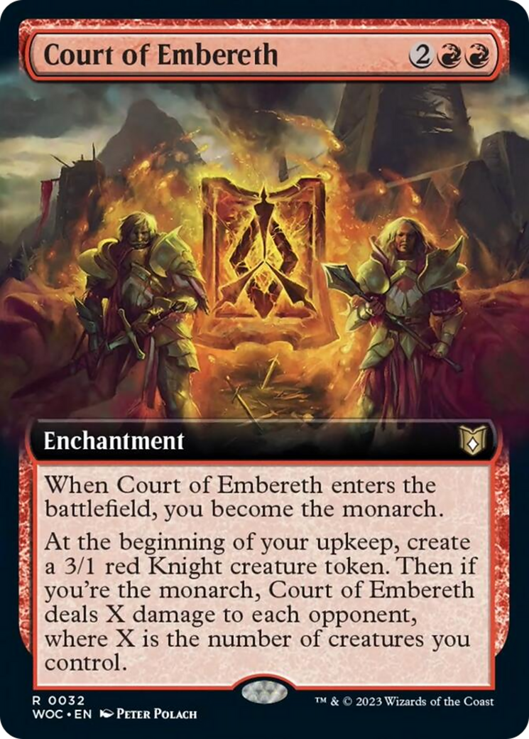 Court of Embereth (Extended Art) [Wilds of Eldraine Commander] | Gear Gaming Fayetteville