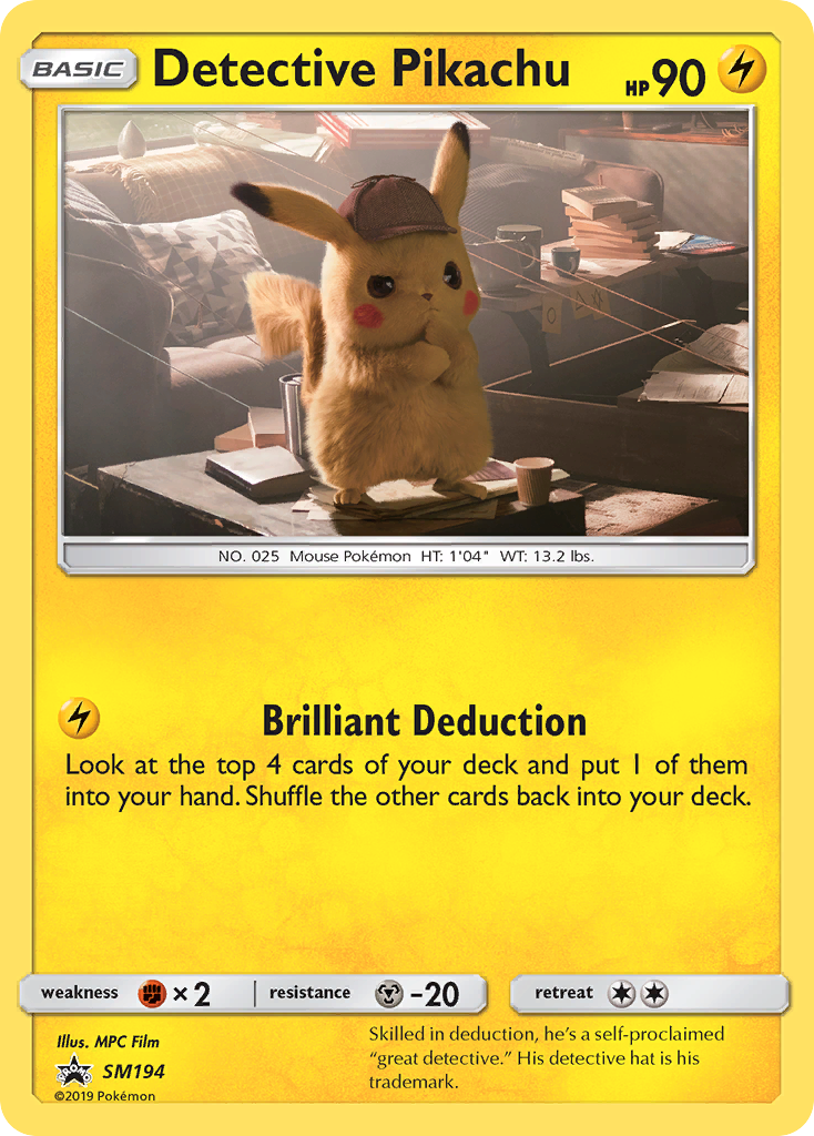 Detective Pikachu (SM194) [Sun & Moon: Black Star Promos] | Gear Gaming Fayetteville