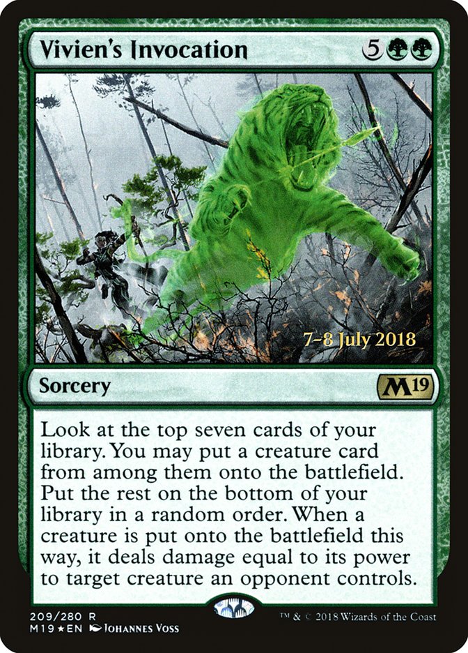 Vivien's Invocation [Core Set 2019 Prerelease Promos] | Gear Gaming Fayetteville