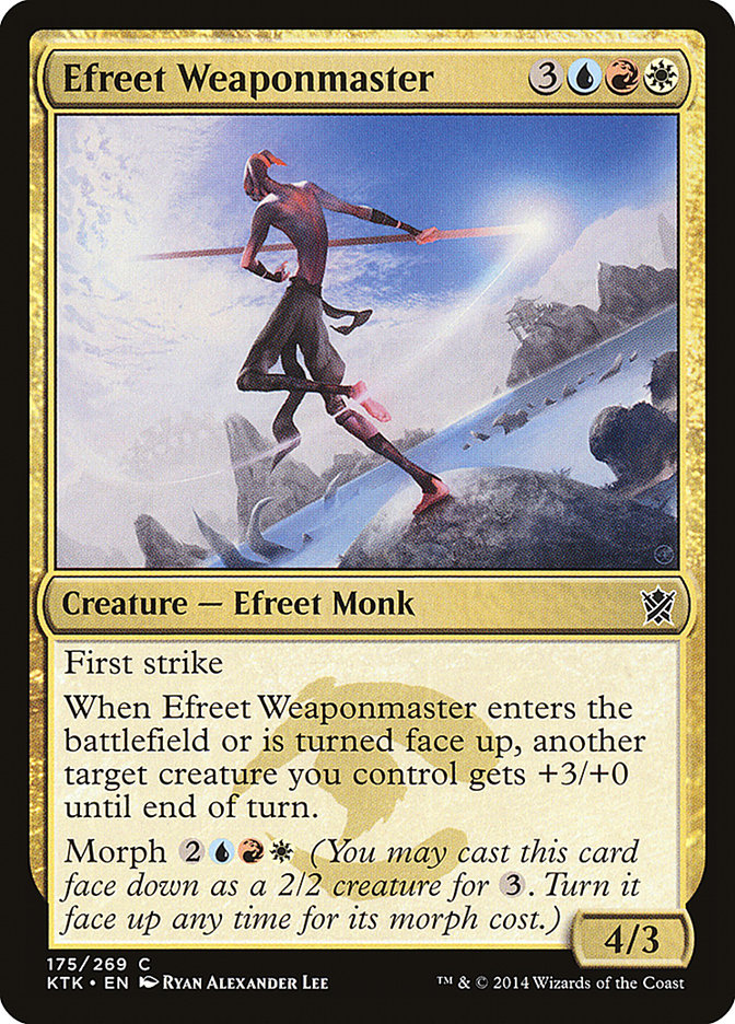 Efreet Weaponmaster [Khans of Tarkir] | Gear Gaming Fayetteville