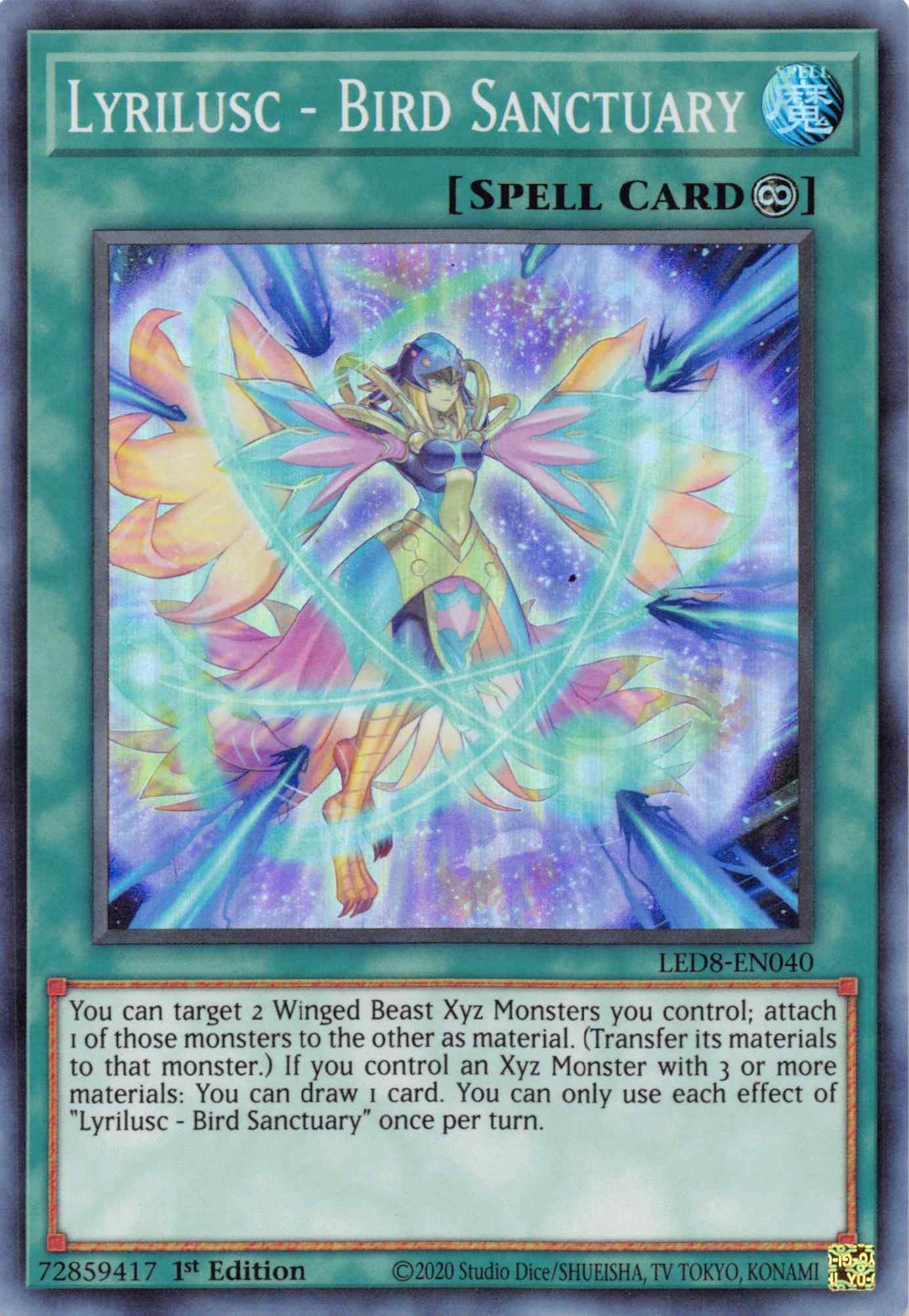 Lyrilusc - Bird Sanctuary [LED8-EN040] Super Rare | Gear Gaming Fayetteville