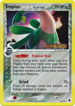 Tropius (23/101) (Delta Species) (Stamped) [EX: Dragon Frontiers] | Gear Gaming Fayetteville