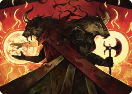 Hurloon Battle Hymn Art Card [Dominaria United Art Series] | Gear Gaming Fayetteville