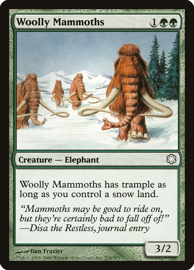 Woolly Mammoths [Coldsnap Theme Decks] | Gear Gaming Fayetteville